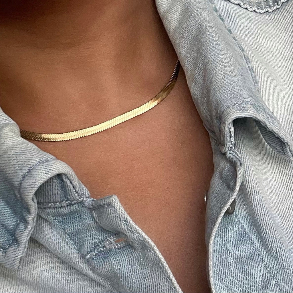 Classic Herringbone Necklace