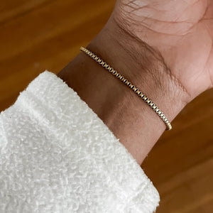 Minimal Box Link Bracelet