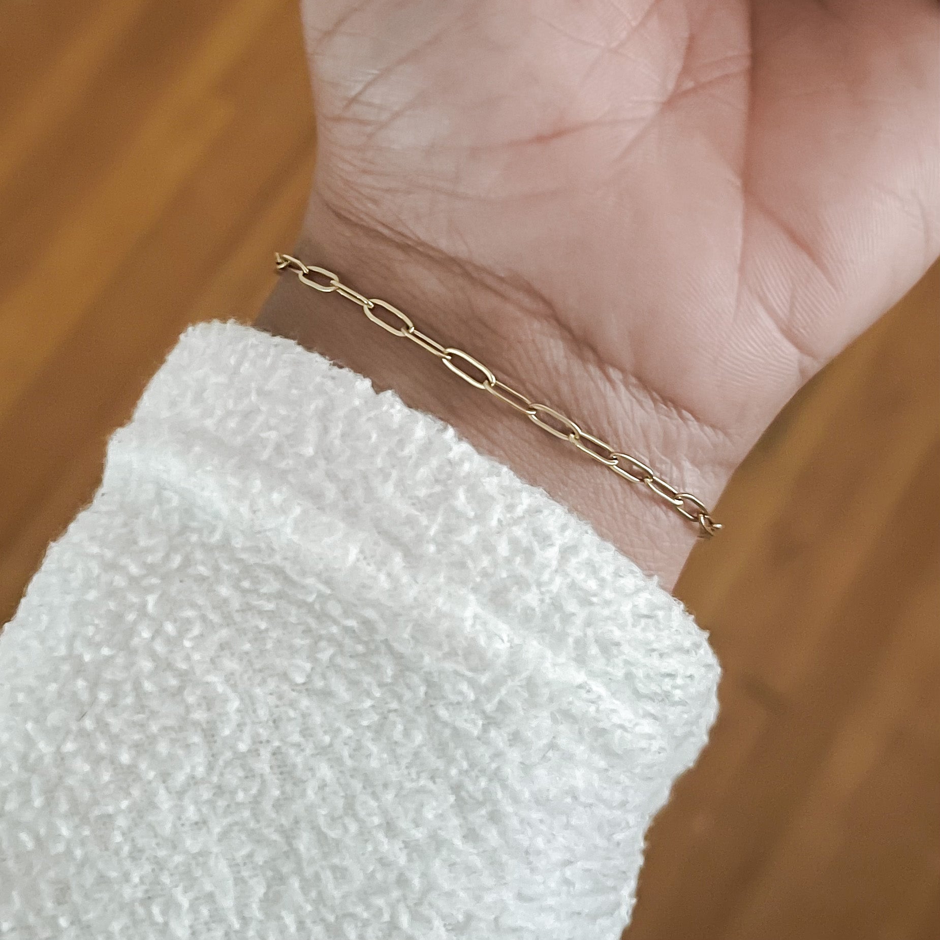 Minimal Paperclip Bracelet