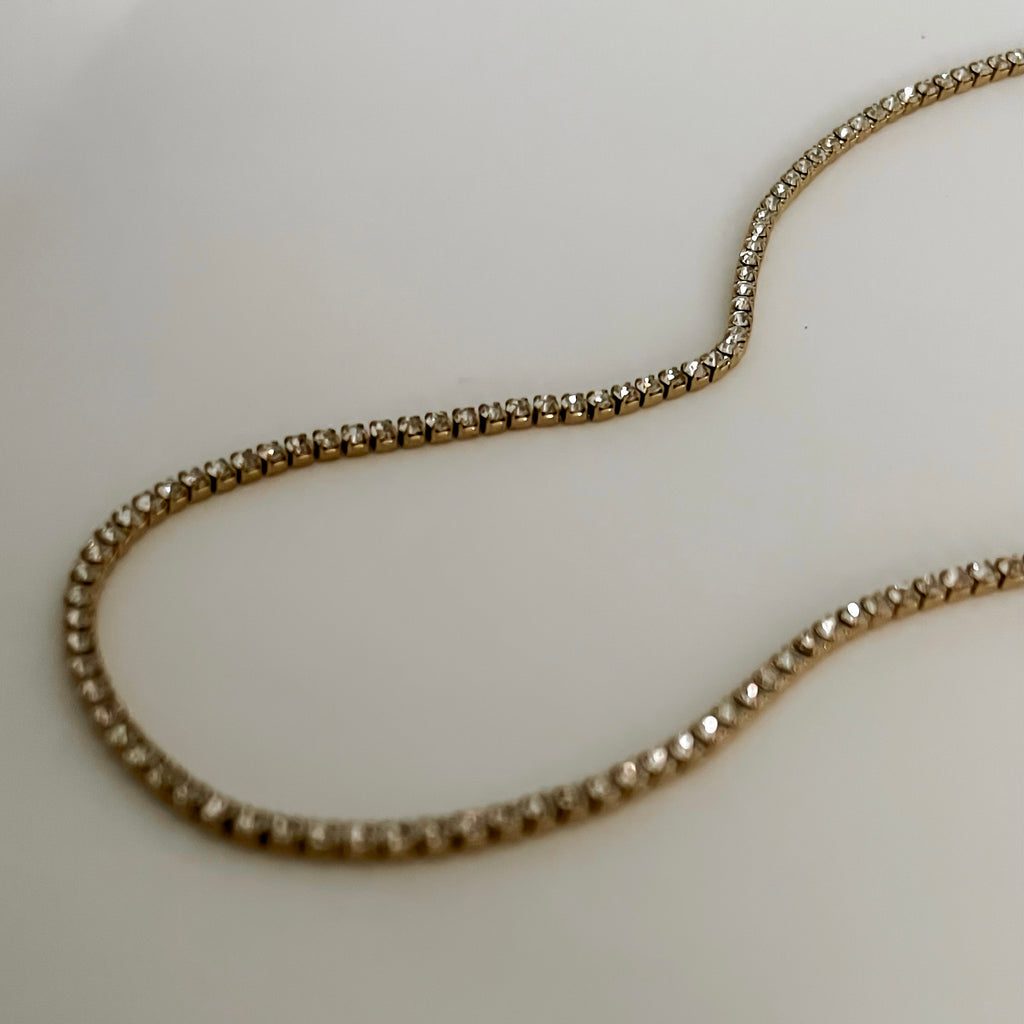 Minimal Tennis Necklace